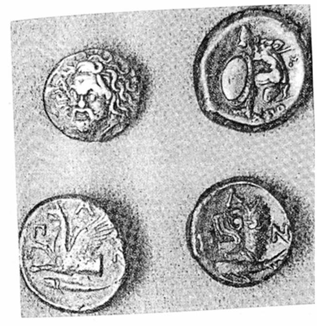 Монети Херсонеса, Пантікапея