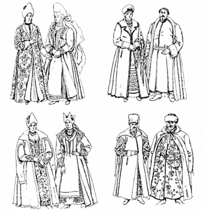 Одяг представників різних станів України XVI—XVIII ст